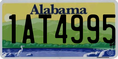 AL license plate 1AT4995