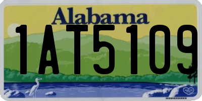 AL license plate 1AT5109