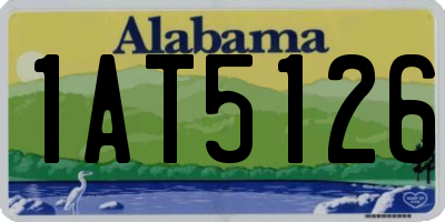 AL license plate 1AT5126