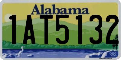 AL license plate 1AT5132
