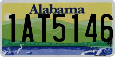 AL license plate 1AT5146