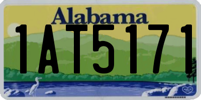 AL license plate 1AT5171