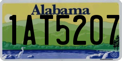 AL license plate 1AT5207