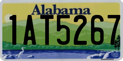AL license plate 1AT5267