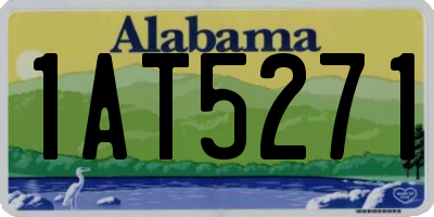 AL license plate 1AT5271