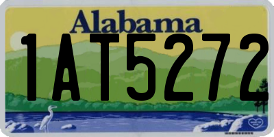 AL license plate 1AT5272