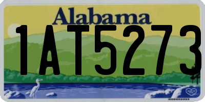 AL license plate 1AT5273