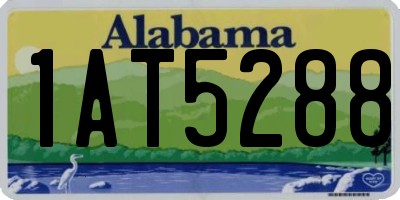 AL license plate 1AT5288