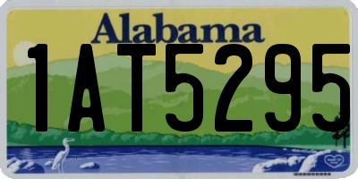 AL license plate 1AT5295
