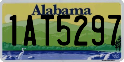 AL license plate 1AT5297