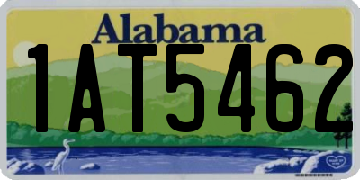 AL license plate 1AT5462