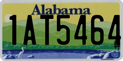 AL license plate 1AT5464