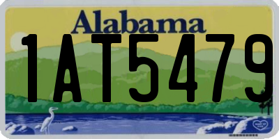 AL license plate 1AT5479