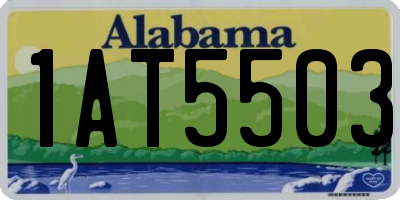 AL license plate 1AT5503