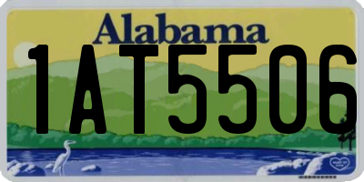 AL license plate 1AT5506
