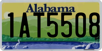 AL license plate 1AT5508