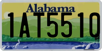 AL license plate 1AT5510