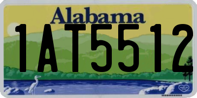 AL license plate 1AT5512