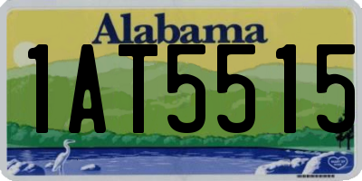 AL license plate 1AT5515