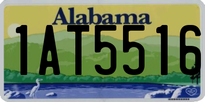 AL license plate 1AT5516