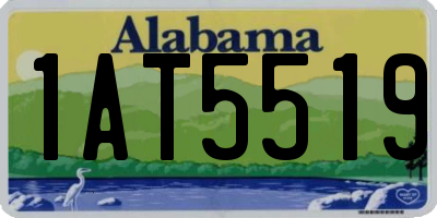 AL license plate 1AT5519