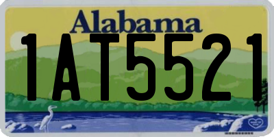 AL license plate 1AT5521