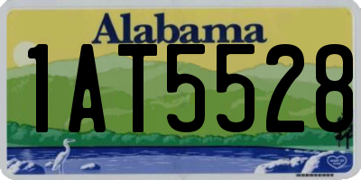 AL license plate 1AT5528