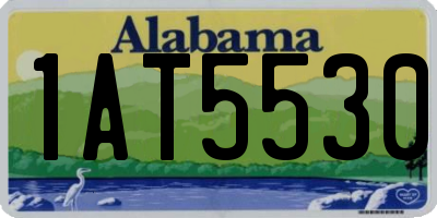 AL license plate 1AT5530