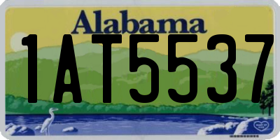 AL license plate 1AT5537