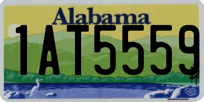 AL license plate 1AT5559