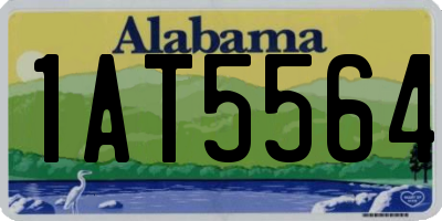 AL license plate 1AT5564
