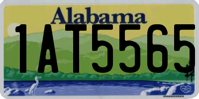AL license plate 1AT5565