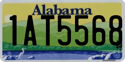 AL license plate 1AT5568