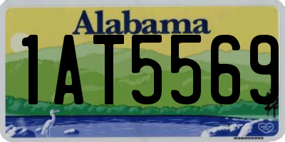 AL license plate 1AT5569