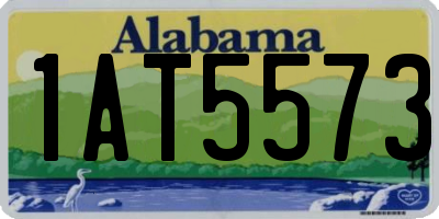 AL license plate 1AT5573