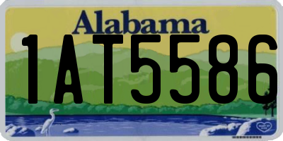 AL license plate 1AT5586