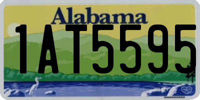 AL license plate 1AT5595