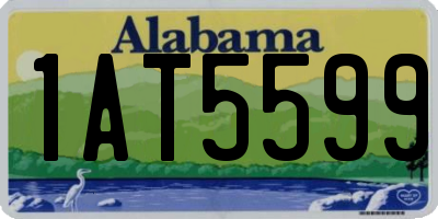 AL license plate 1AT5599