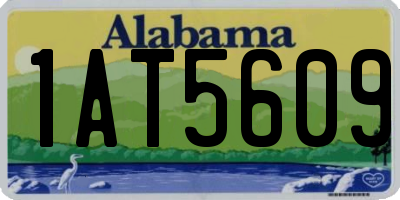 AL license plate 1AT5609