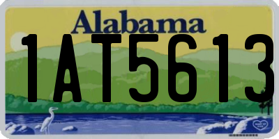 AL license plate 1AT5613