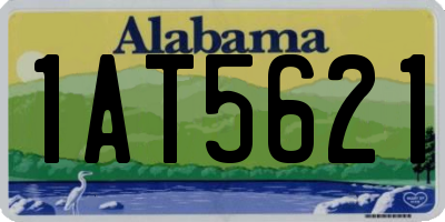 AL license plate 1AT5621