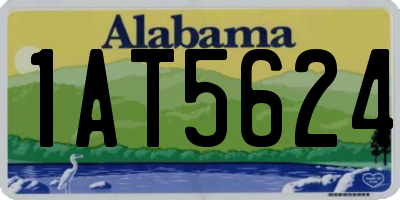 AL license plate 1AT5624