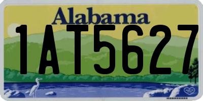 AL license plate 1AT5627