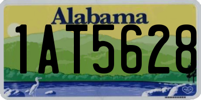 AL license plate 1AT5628
