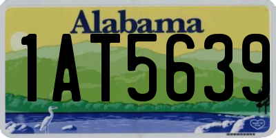 AL license plate 1AT5639