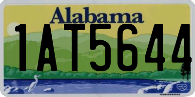 AL license plate 1AT5644