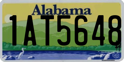 AL license plate 1AT5648