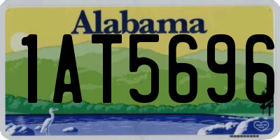 AL license plate 1AT5696