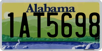 AL license plate 1AT5698