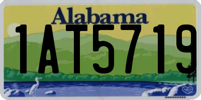 AL license plate 1AT5719